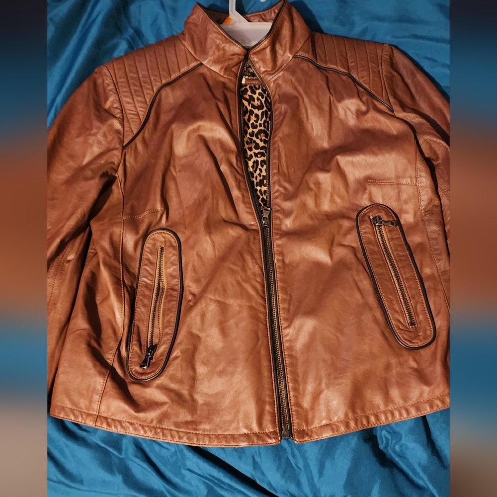 Leather jacket